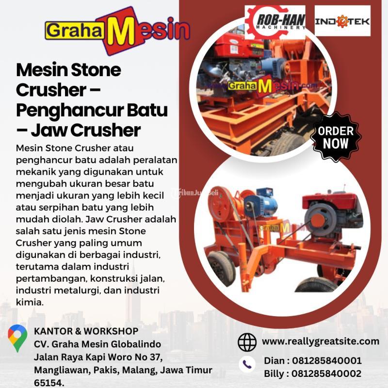 Terbaik Mesin Stone Crusher Penghancur Batu  Jaw Crusher Hub  081285840001 Dian