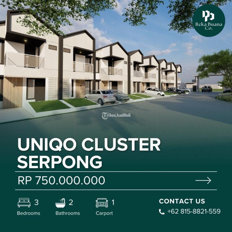 Rumah 2 Lantai SHM di BSD dekat Tol Bebas Banjir