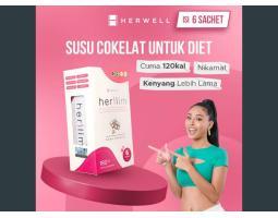 herslim fun sized 6 sachet - meal replacement untuk diet yang kaya nutrisi rendah kalori dan lemak
