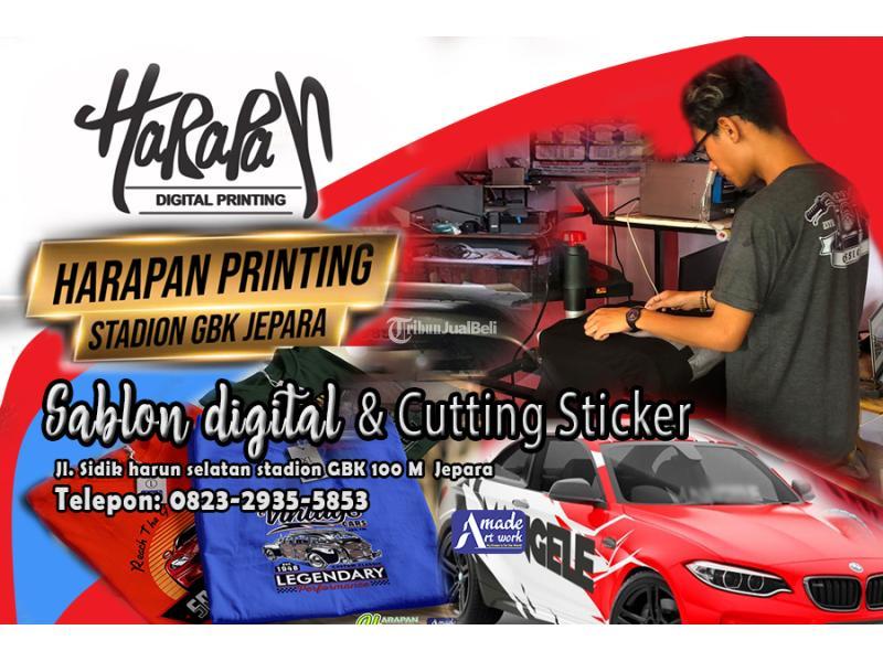 Sablon Jepara langsung Jadi tidak ada minimal order pesan satuan dengan desain gambar suka suka