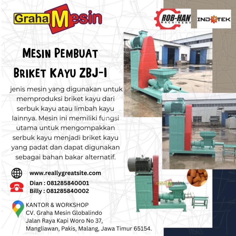 Terbaru Mesin Pembuat Briket Kayu ZBJ-I Hub  081285840001 Dian