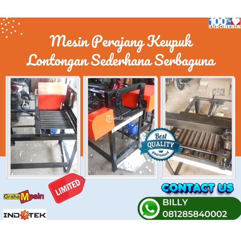 READY STOCK MESIN PERAJANG KERUPUK LONTONGAN SEDERHANA MALANG