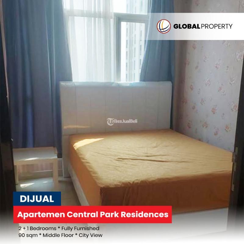 Dijual Apartemen Central Park Residences 2 Bed Fully Furnished Luas 90 m2 Second Tower Adalaina - Jakarta Barat
