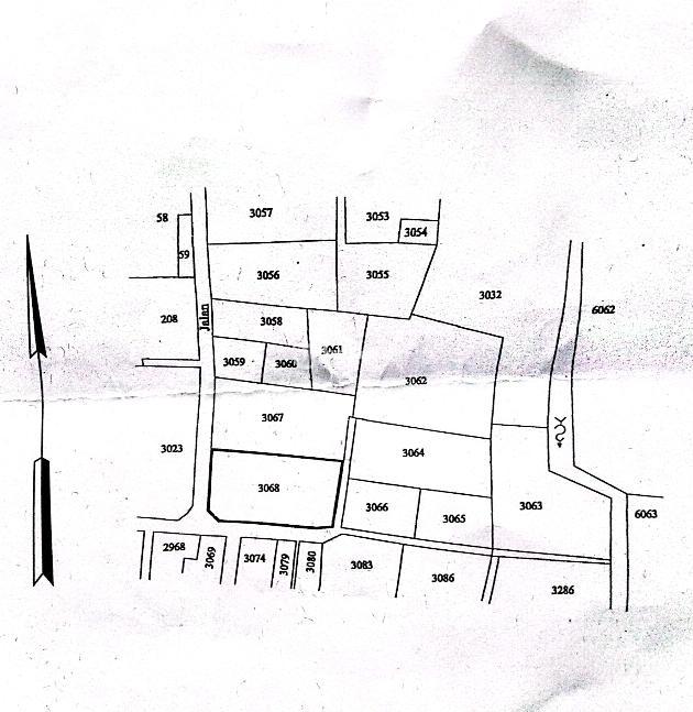 Tanah SHM 3 Muka Luas 691m2 di Ambarketawang Gamping Jogja - Sleman