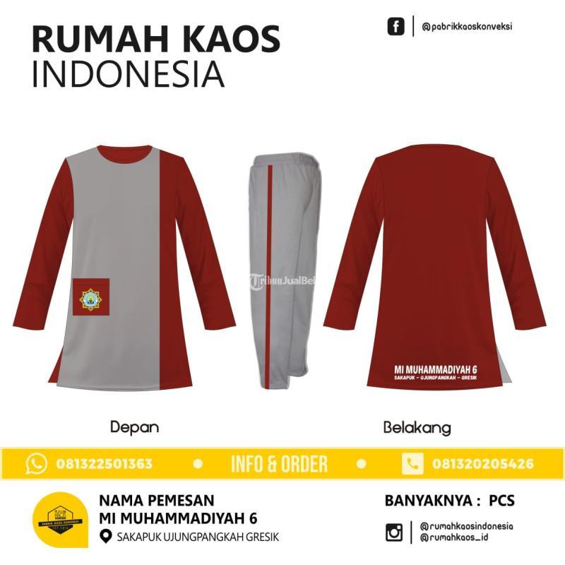 HARGA PRODUKSI SETELAN OLAHRAGA YOGYAKARTA SEKOLAH SABLON CUSTOM