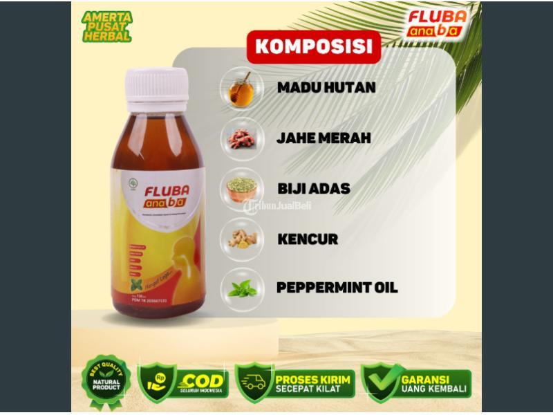 fluba anaba 130ml - 3x lebih ampuh atasi masalah flu batuk anak original madu herbal obat flu batuk anak / obat flu anak / obat batuk anak / obat pilek anak - madu fluba anaba kids halal bpom