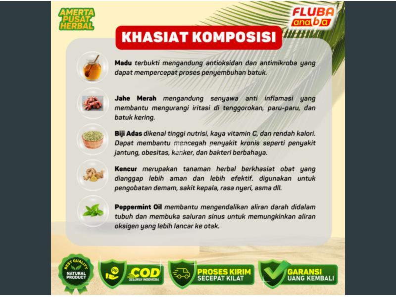 fluba anaba 130ml - 3x lebih ampuh atasi masalah flu batuk anak original madu herbal obat flu batuk anak / obat flu anak / obat batuk anak / obat pilek anak - madu fluba anaba kids halal bpom