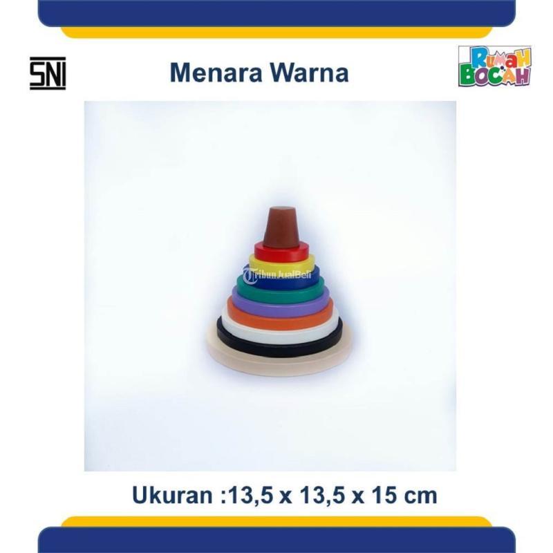 Permainan Balok Anak Menara Warna 0821.3704.9901