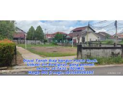 Tanah Siap bangun Posisi Hook. Lokasi Jln.Suwignyo. ukuran 16.7x31. 501M2. Harga 900 jt nego.