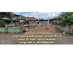 Tanah murah siap bangun lokasi jalan apel harga 350 jt