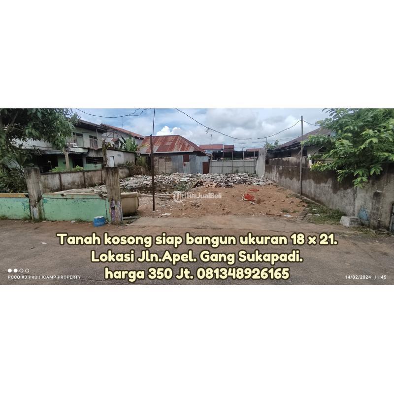 Tanah murah siap bangun lokasi jalan apel harga 350 jt