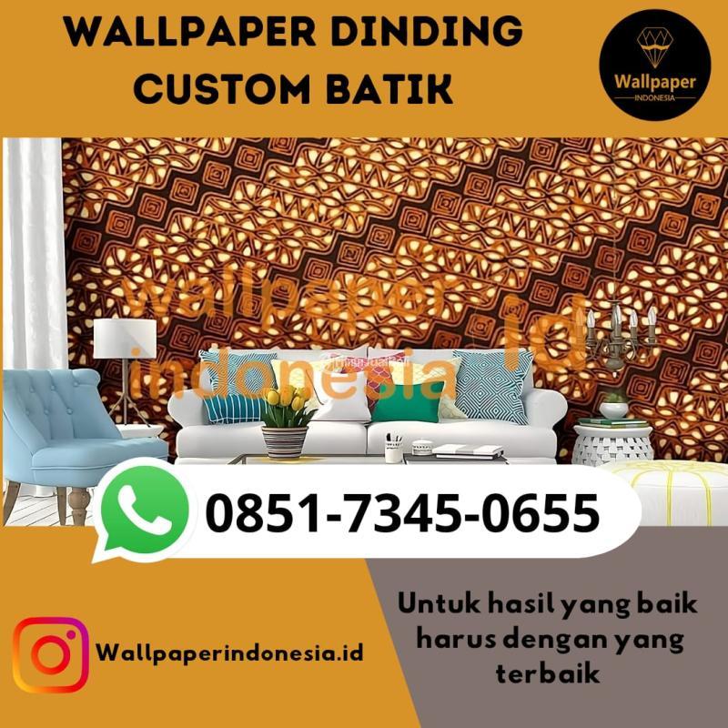 Wallpaper dinding custom batik