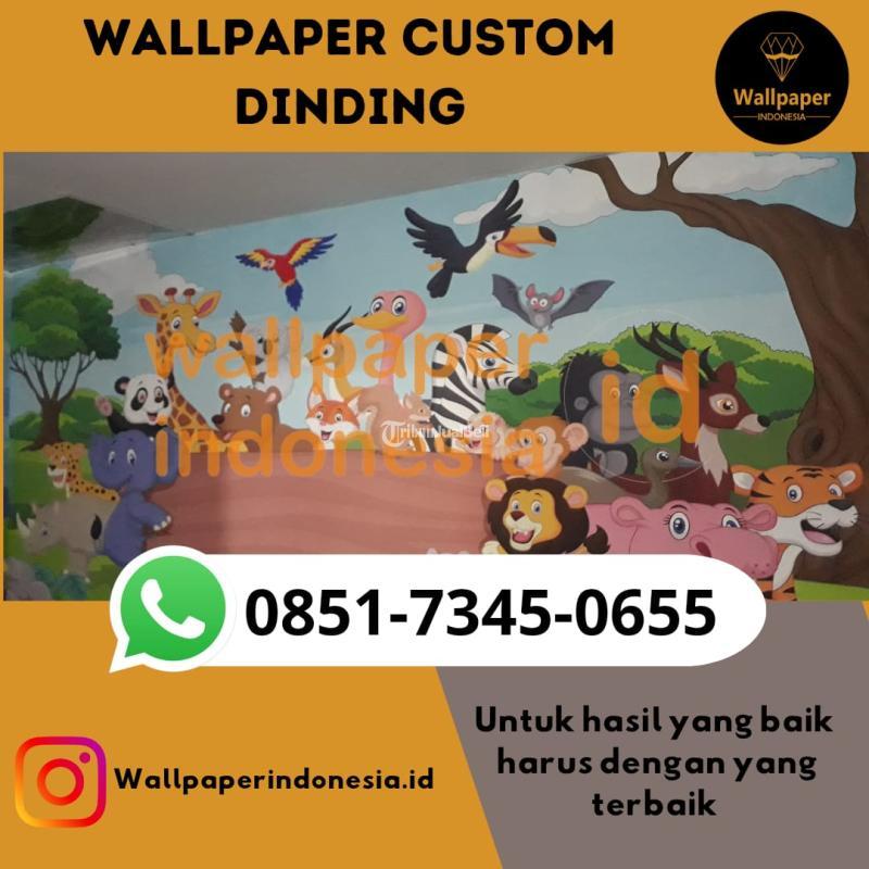 Wallpaper dinding custom batik