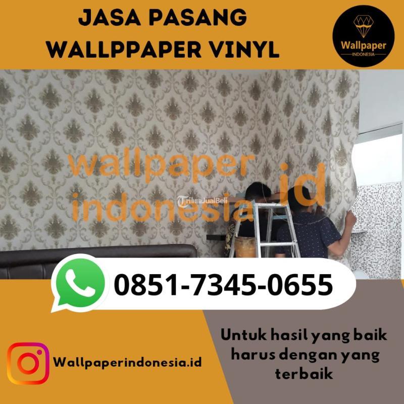 Wallpaper dinding custom batik