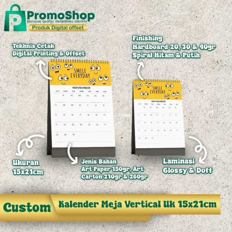 Cetak Calender Meja Duduk Custom Harga Murah Kalender Jan Desember 2024 ...