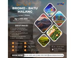 Paket Wisata Gabungan Bromo Batu Malang Dari Jakarta 2024  Jakarta Pusat