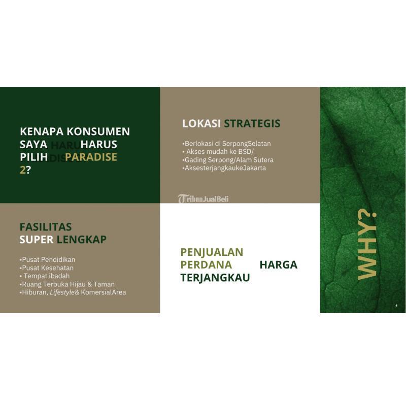 Paradise Serpong City 2 - Investasi Properti yang Cerdas Mengapa Anda Harus Memilih Perumahan