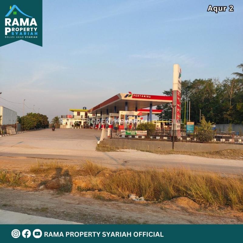 TANAH SAMPING POM BENSIN ITERA DEKAT KE PINTU TOL KOTABARU BISA KREDIT SYARIAH TANPA RIBA
