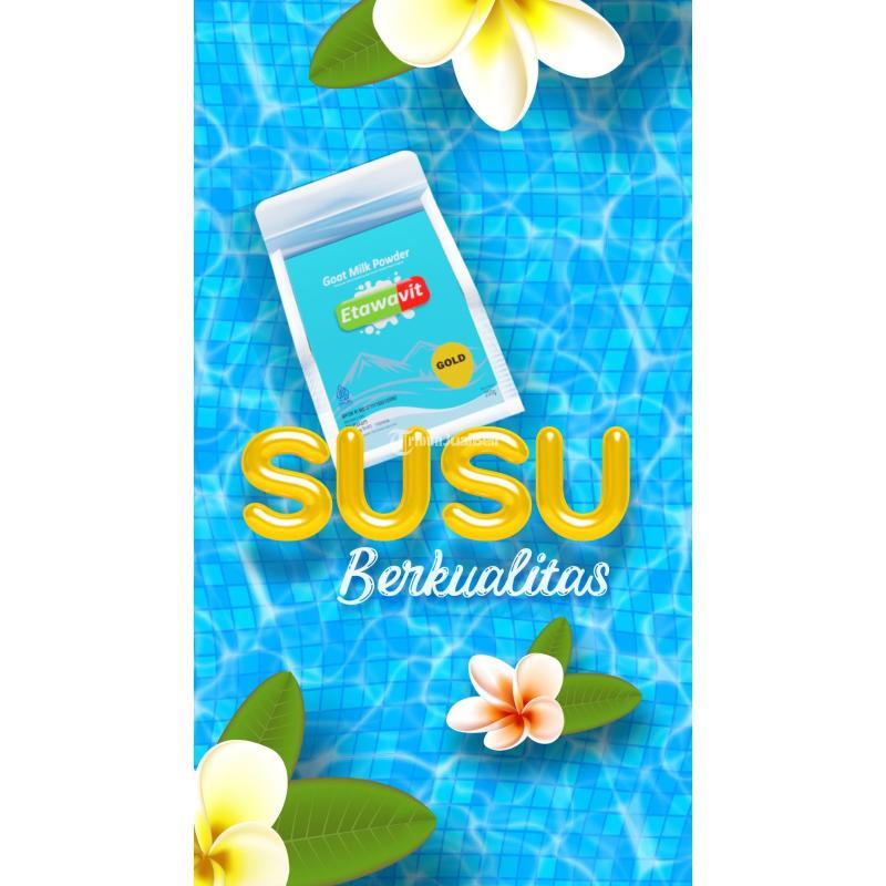 ETAWAVIT Susu Kambing Kaya Akan Kalsium Fosfor protein yang sangat berguna untuk kesehatan tubuh