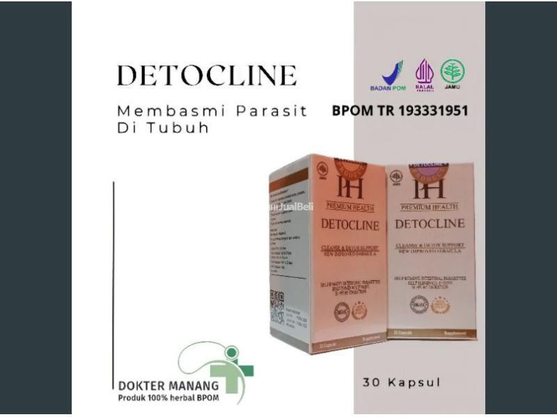 detocline asli original obat penghilang parasit dan bau mulut herbal resmi bpom.