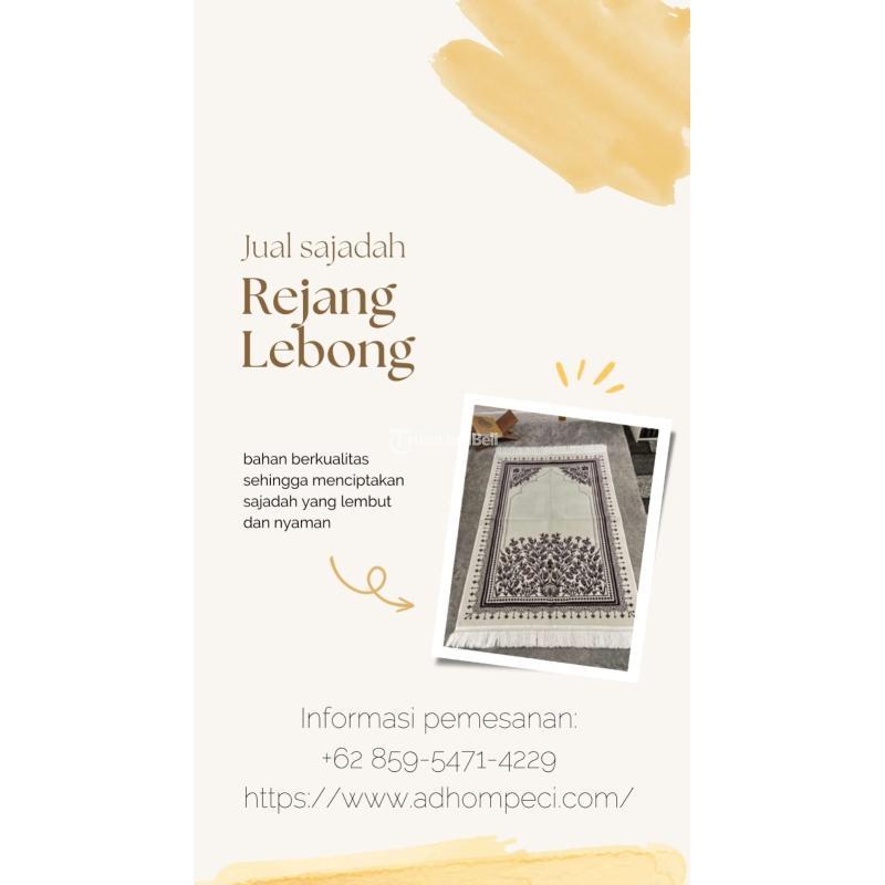 grosir sajadah rejang lebong murah dan berkualitas