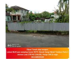 Tanah Murah Luas 14x20 meter Siap Bangun BLKI Gang Hijrah  Pontianak Kalimantan Barat