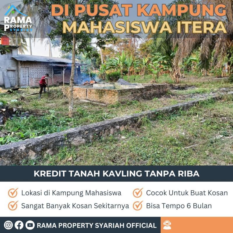 Tanah pinggir jalan dekat kampus itera samping perum polda dan spoert center
