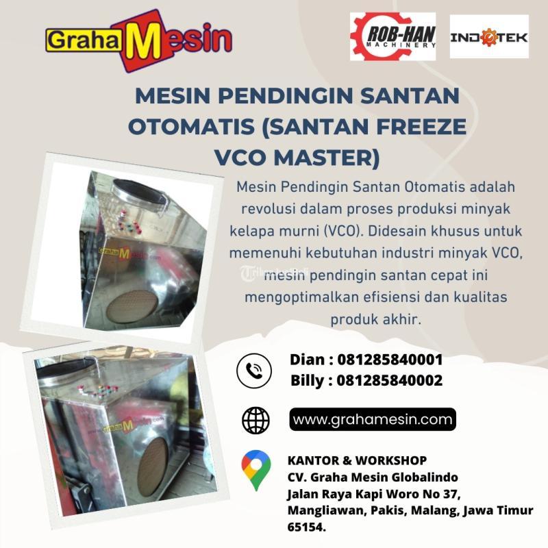 Terbaru Mesin Pendingin Santan Otomatis Santan Freeze VCO Master) Hub : 081285840001 (Dian)