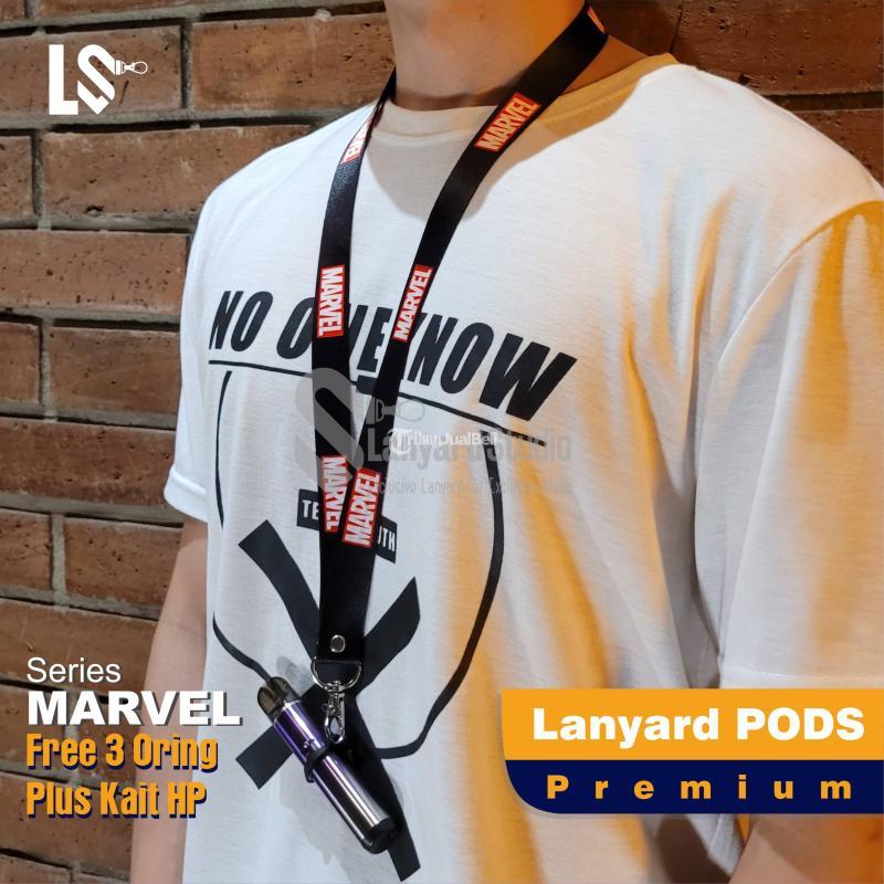 Produsen Lanyard POD Custom Free Oring Termurah di Surabaya, Hub 082228608282