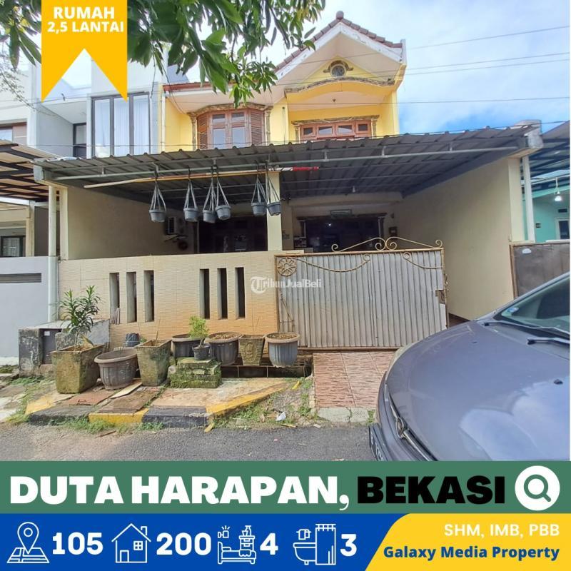 Rumah 2.5 Lantai Dalam Cluster Duta Harapan 15 Menit Tol Bekasi