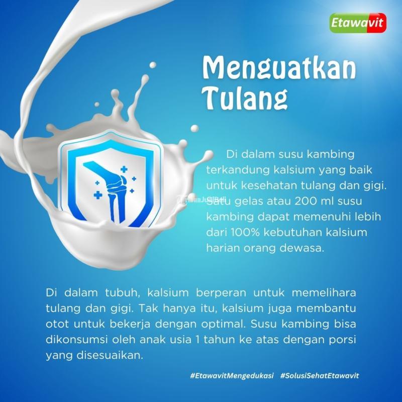 Etawavit Susu Kambing Menunjang Kesehatan Tulang Gigi dan Sendi Anda - Binjai Aceh