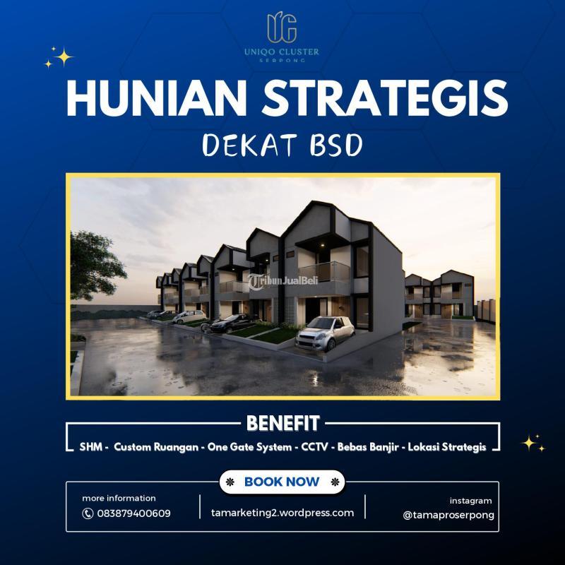 Rumah Murah dengan Lokasi yang Strategis dan Bebas Banjir Dekat BSD. Type 60.