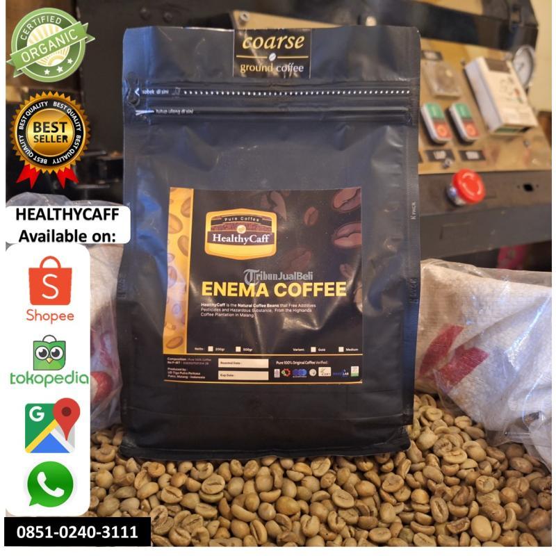 Medium Roast MR Enema Kopi Organik HealthyCaff Detox Usus Besar Detox ...