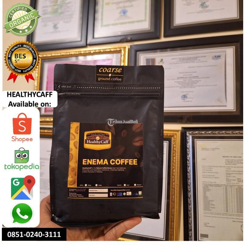 Medium Roast MR Enema Kopi Organik HealthyCaff Detox Usus Besar Detox ...
