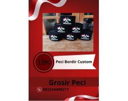 Distributor Peci Hitam Bordir Jakarta