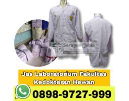 Custom Jas Laboratorium di Surabaya, Bisa Bordir logo Nama
