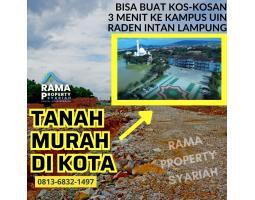 TANAH MURAH SHM DI KOTA DEKAT PERUMAHAN DAN KAMPUS UIN SUKARAME BANDAR LAMPUNG