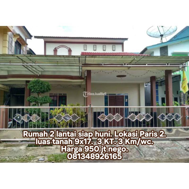 Rumah 2 lantai siap huni lokasi paris 2