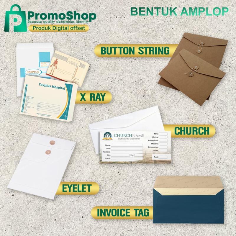 Custom Amplop Lebaran Putih Coklat atau Kop Surat Perusahaan Pre Order Terdekat - Surabaya Jawa Timur