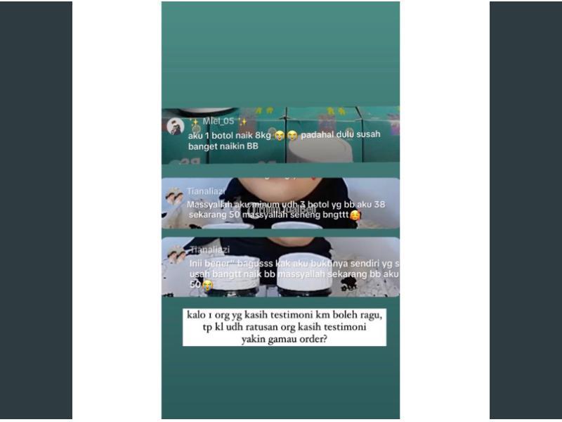 BYE SKINNY 1 Botol BS HONEY Penggemuk Badan