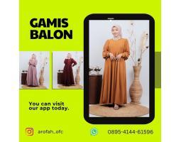 DISKON ONGKIR, WA 0895-4144-61596, Seragam Gamis pernikahan by Arofah collesction