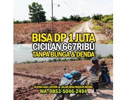 tanah murah pontianak dp 1 juta sudah bisa