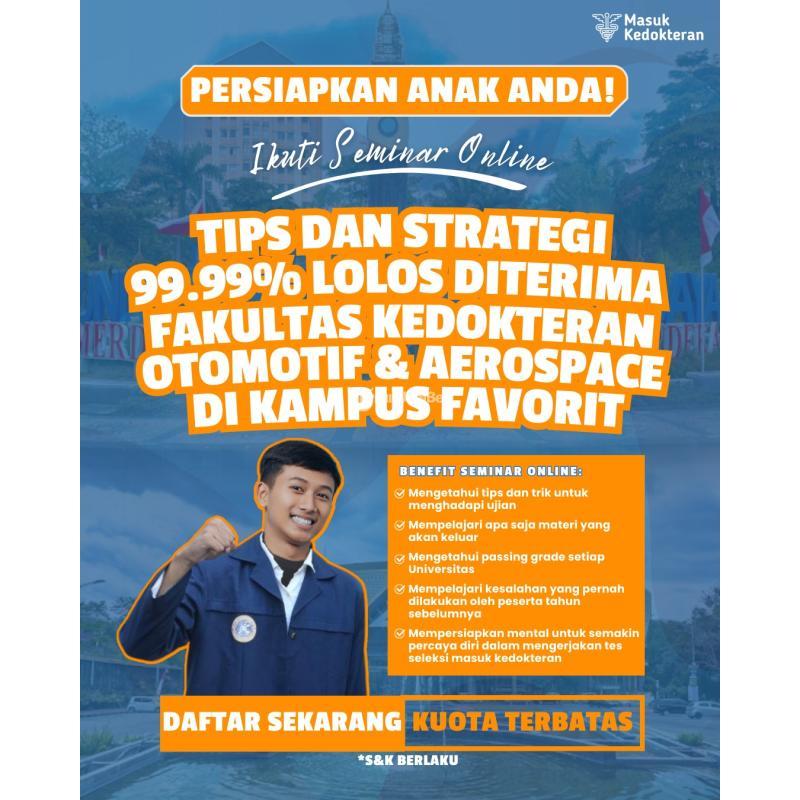 Bimbel untuk Tes Masuk Kedokteran - Bogor Jawa Barat