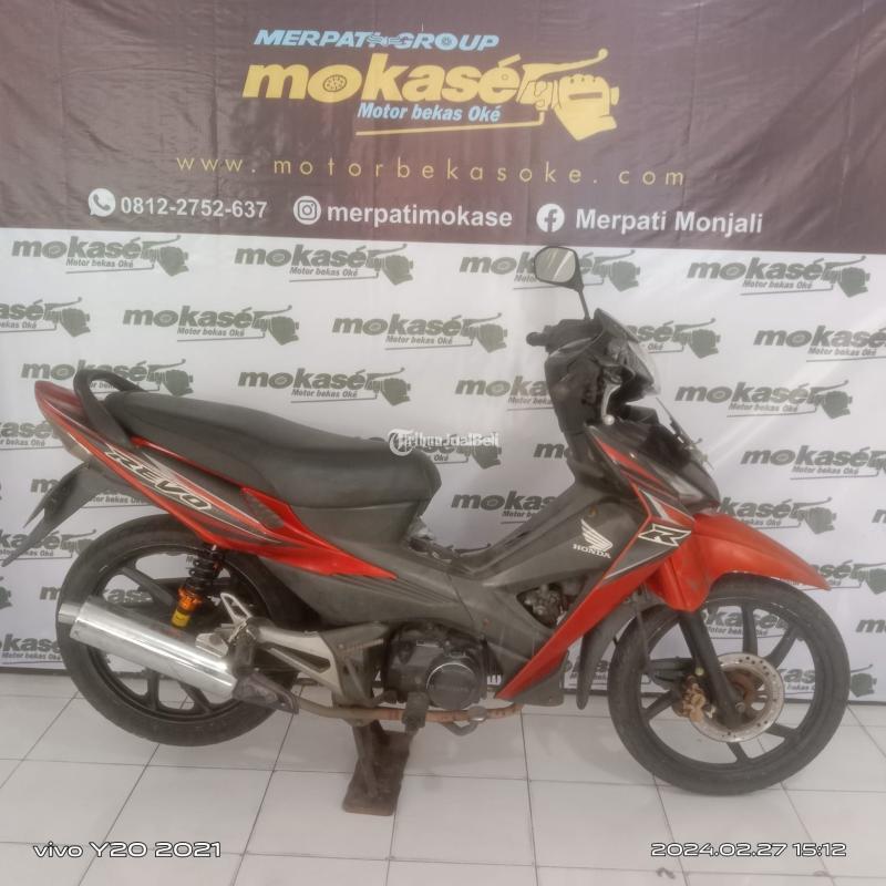 Motor Honda Revo CW Merah Hitam Tahun 2008 Bekas - Sleman Yogyakarta