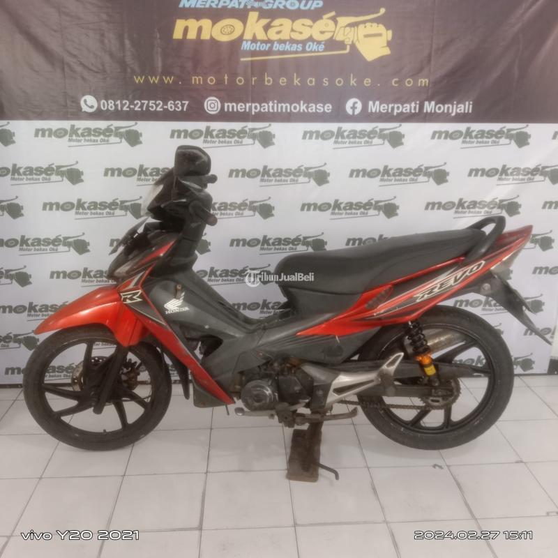 Motor Honda Revo CW Merah Hitam Tahun 2008 Bekas - Sleman Yogyakarta