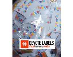 Cetak Label Woven Damask Kayong Utara  Devotelabels.com