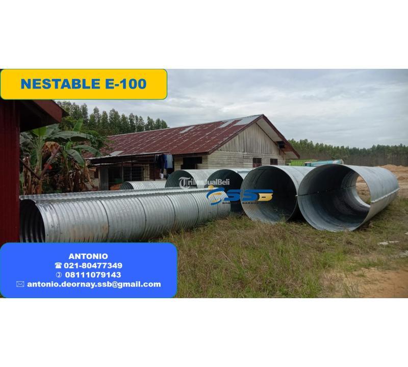 Armco Corrugated Steel Pipe Pipa Baja Bergelombang Gorong Gorong Baja Guardrail - Penajam Paser Utara