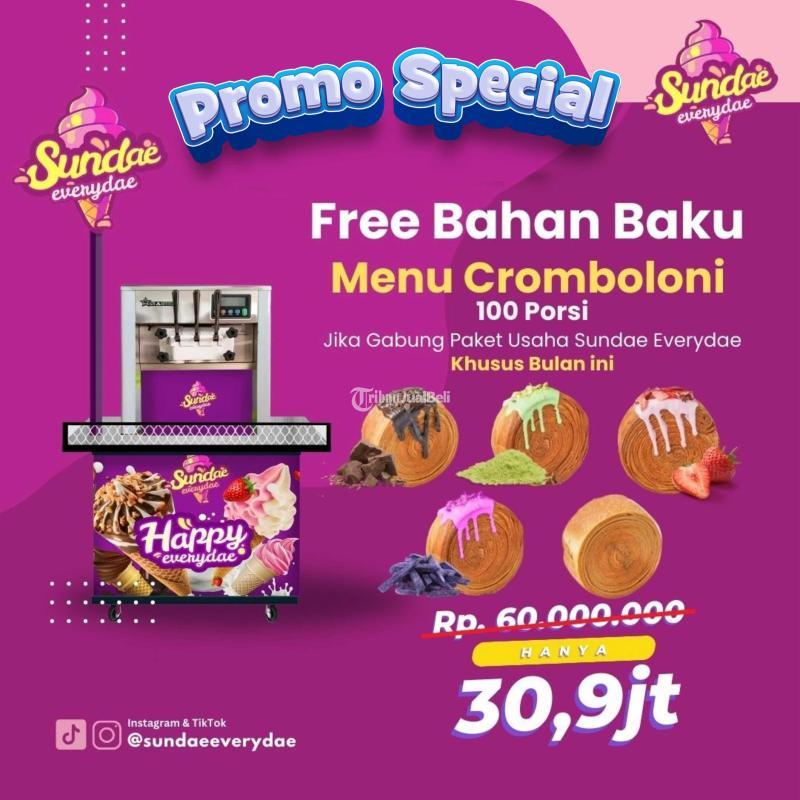 Sundae Everydae Kemitraan Soft Ice Cream Paling Menguntungkann