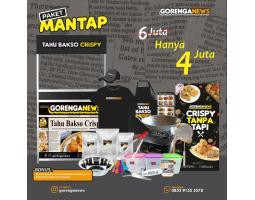 Usaha Kuliner Kekinian Jigor dan Tahu Bakso Crispy GORENGANEWS No Royaltee Fee