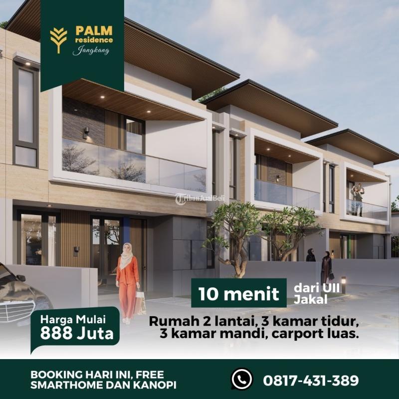 RUMAH DIJUAL JOGJA MAGUWOHARJO KE UTARA PALM RESIDENCE JANGKANG NGEMPLAK